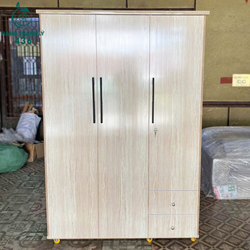 Thanh Lý Tủ Quần Áo Nhựa 3 Cánh Chắc Chắn Hàng Mới 99% 5 thanh ly tu quan ao nhua 3 canh chac chan hang moi 99 3