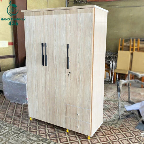 Thanh Lý Tủ Quần Áo Nhựa 3 Cánh Chắc Chắn Hàng Mới 99% 6 thanh ly tu quan ao nhua 3 canh chac chan hang moi 99 5