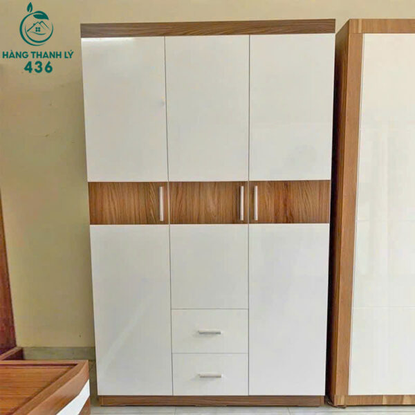 thanh ly tu quan ao phoi trang 1m4 co hoc 2