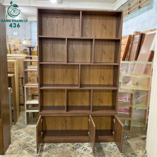 thanh ly tu trung bay 2mx1m2 nhieu o ngan cach moi 99 1