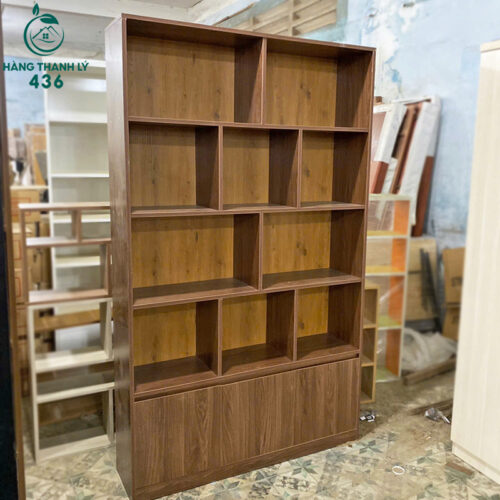 thanh ly tu trung bay 2mx1m2 nhieu o ngan cach moi 99 3