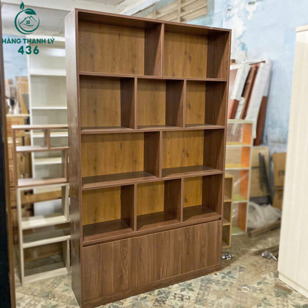 thanh ly tu trung bay 2mx1m2 nhieu o ngan cach moi 99 3