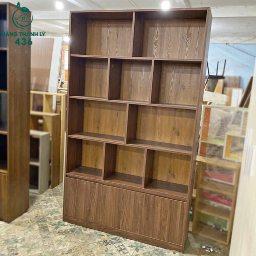 thanh ly tu trung bay 2mx1m2 nhieu o ngan cach moi 99 4