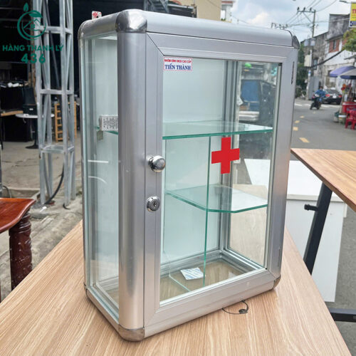 Tủ Đựng Đồ Y Tế Cũ Bằng Inox Kết Hợp Kính (Nhiều Mẫu) 6 tu dung do y te cu bang inox ket hop kinh 4
