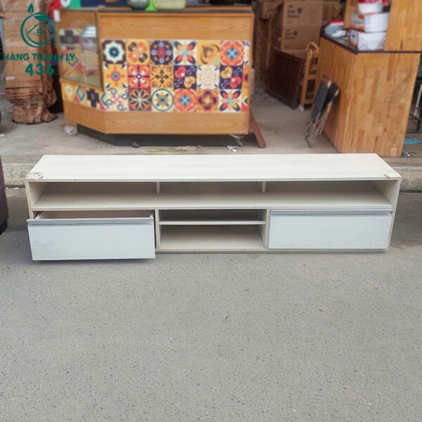 tu ke tivi cu mau trang 2mx40cm 1