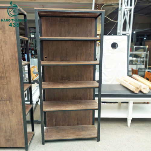 Tủ Kệ Trưng Bày Gỗ Cũ 2Mx40CM Khung Kim Loại (Nhiều Kích Thước) 5 tu ke trung bay go cu 2mx40cm khung kim loai 4