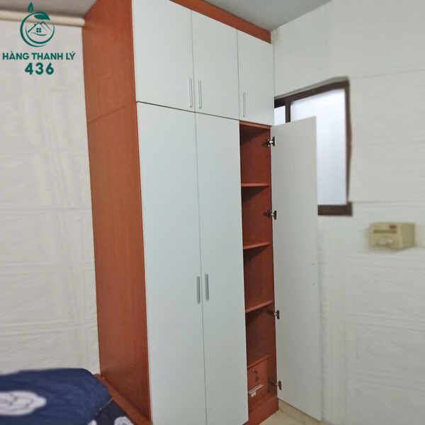 tu quan ao cu 3 canh nhieu mau 2