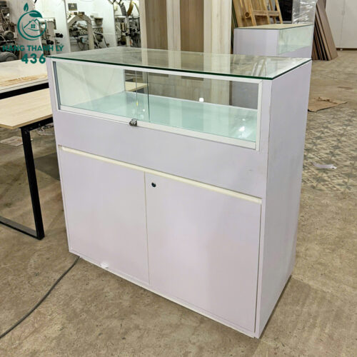 Tủ Trưng Bày Mỹ Phẩm Cũ 1M1x1M1 Có Đèn Led 11 tu trung bay my pham cu 1m1x1m1 co den led 6