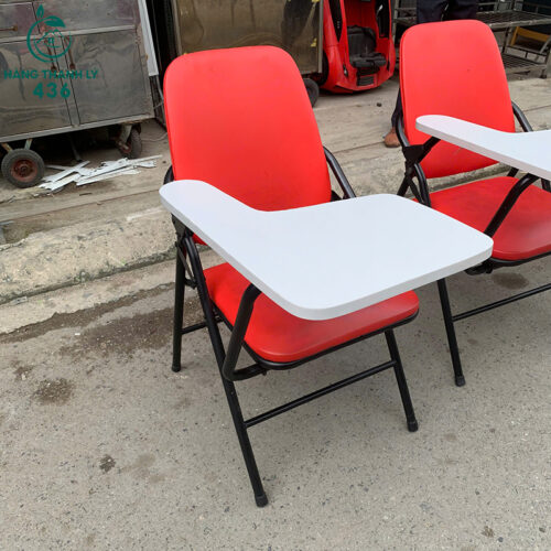 Ghế Liền Bàn Cũ Khung Sắt Mặt Gỗ Chắc Chắn 4 xa kho ghe lien ban cu nhieu mau va kieu dang 2
