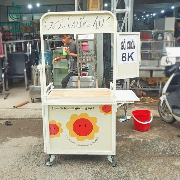 xe ban do an cu bang go 80cmx1m8 1