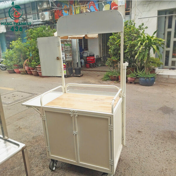 xe ban do an cu bang go 80cmx1m8 2