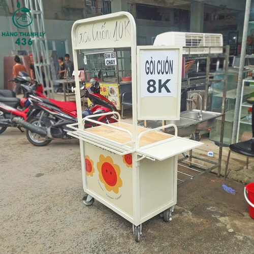 xe ban do an cu bang go 80cmx1m8 3