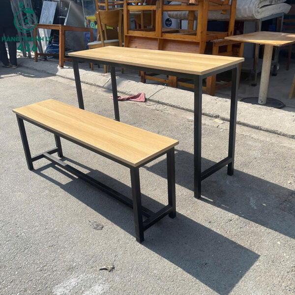 ban ghe hoc sinh cu chan sat mat go hang dep 4 1