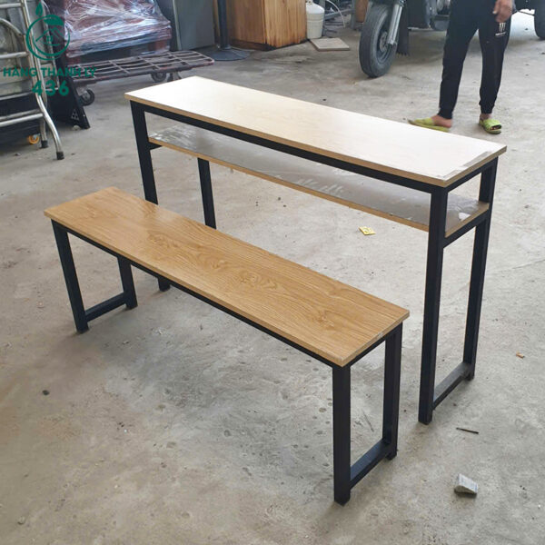 ban ghe hoc sinh cu chan sat mat go hang dep 4