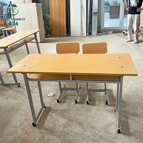 ban ghe hoc sinh go cu thiet ke don gian hien dai 2