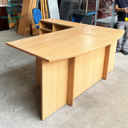 Bàn Giám Đốc Gỗ Cũ Góc L Kích Thước Rộng Rãi 4 ban giam doc go cu goc l kich thuoc rong rai 1