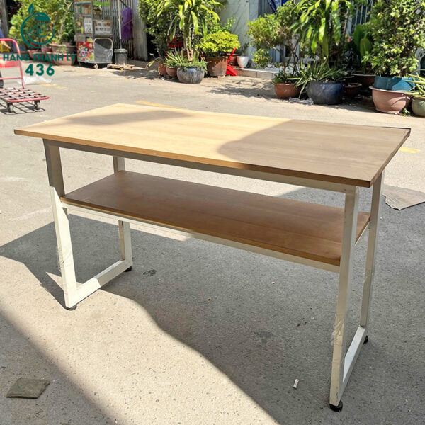 ban hoc sinh go cu co hoc mo chan kim loai chac chan 2