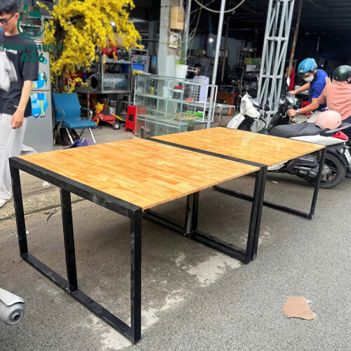 ban hop go cao su cu 1m2x2m4 chan sat son tinh dien 2