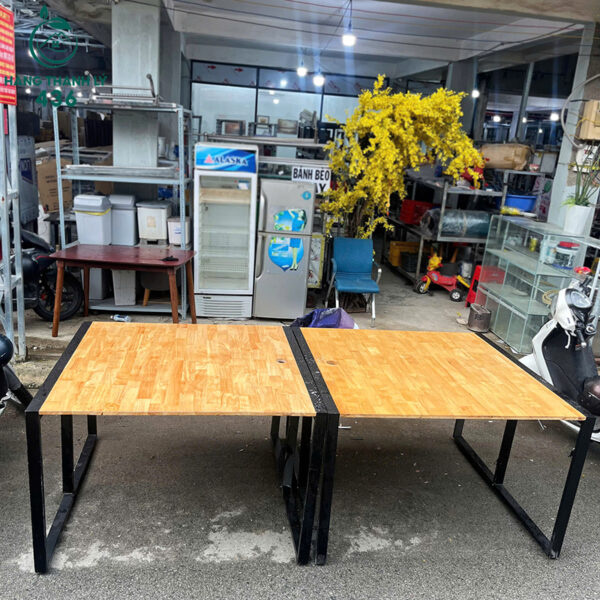 ban hop go cao su cu 1m2x2m4 chan sat son tinh dien 3