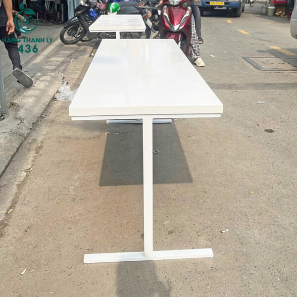 ban lam viec cu mat go chan sat 1m8x75cm 2