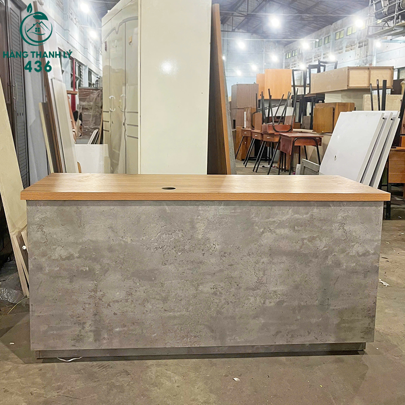ban-quay-cu-1m6x60cm-co-hoc-keo-kin-hang-dep-4 Bàn Quầy Cũ 1M6x60CM Có Hộc Kéo Kín Hàng Đẹp