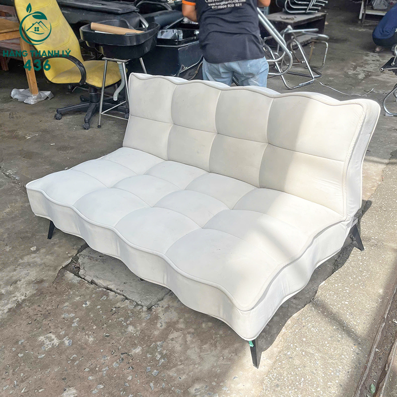 Băng Sofa Bed Cũ 1M5x1M18 Bọc Vải Màu Trắng Giá Rẻ bang-sofa-bed-cu-1m5x1m18-boc-vai-mau-trang-gia-re-3 Băng Sofa Bed Cũ 1M5x1M18 Bọc Vải Màu Trắng Giá Rẻ