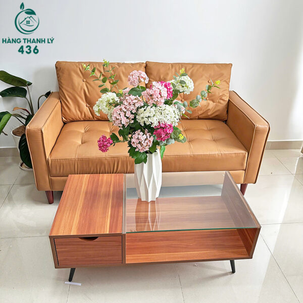 bang sofa cu boc da mau nau co dem lung dong nut 2