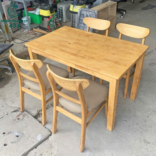 Bộ Bàn Ăn Ghế Mango Cũ Phong Cách Vintage 4 bo ban an ghe mango cu phong cach vintage 2