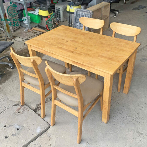 Bộ Bàn Ăn Ghế Mango Cũ Phong Cách Vintage 5 bo ban an ghe mango cu phong cach vintage 4