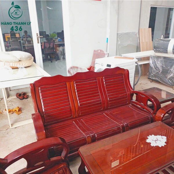 bo ban ghe salon go cu kieu dang don gian gia tot 6