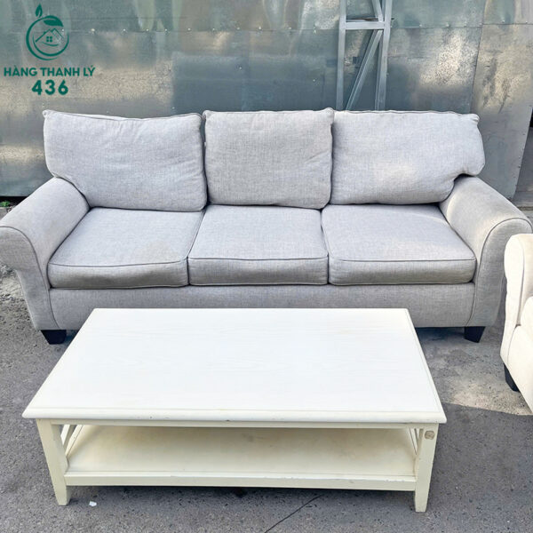 bo ban ghe sofa cu boc vai mau xam thiet ke co dien 4