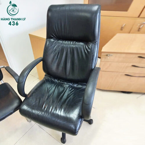 Ghế Giám Đốc Bọc Da Cũ Có Tay Hàng Đẹp 4 ghe giam doc boc da cu co tay hang dep 3