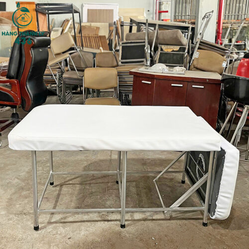 Giường Massage Gội Đầu Cũ Bọc Đệm Màu Trắng Nhiều Mẫu 8 giuong massage goi dau cu boc dem mau trang nhieu mau 4