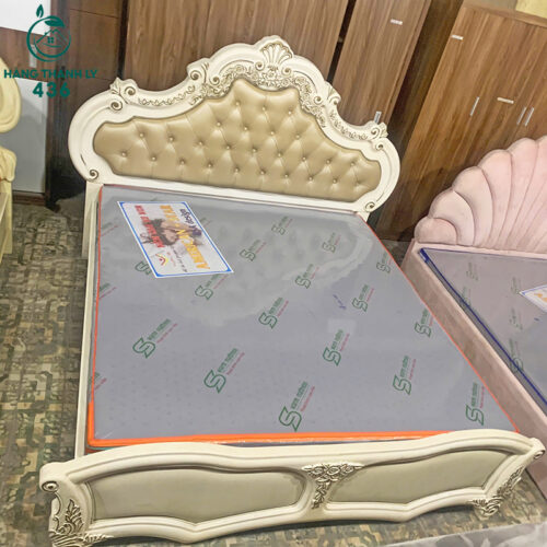 Giường Ngủ Cũ Phong Cách Hoàng Gia 1M6 Hàng Đẹp 7 giuong ngu cu phong cach hoang gia hang dep 5