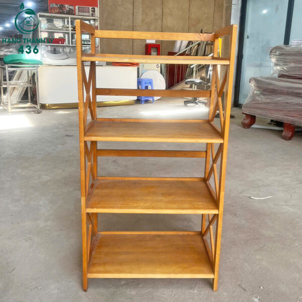 ke sach go nhieu tang cu thiet ke kieu chu x doc dao 4