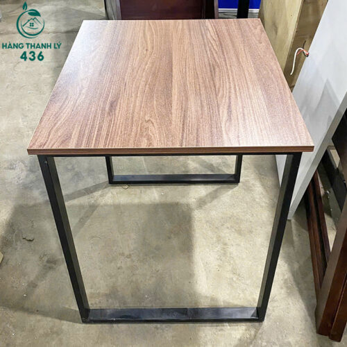 Thanh Lý Bàn Làm Việc Chân Sắt Chữ U 80CMx60CM Đóng Mới 99% 4 thanh ly ban lam viec chan sat chu u 80cmx60cm 2