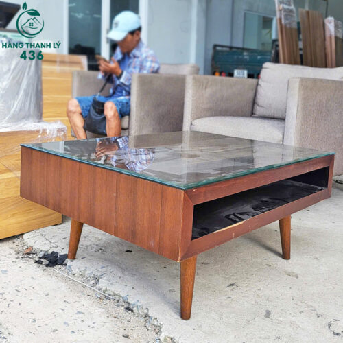 Bộ Ghế Sofa Bọc Da Cũ Phong Cách Cổ Điển Giá Tốt 5 thanh ly ban tra bang go 1