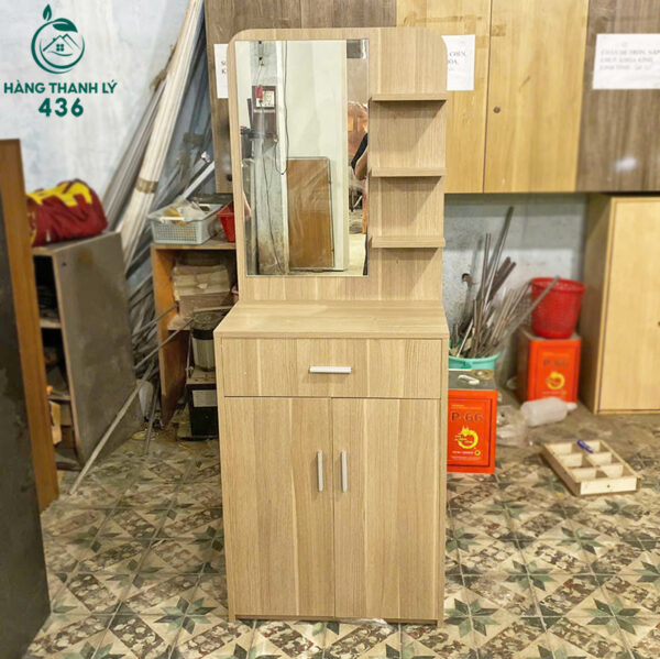 thanh ly ban trang diem go gan guong 1m6x60cm 3