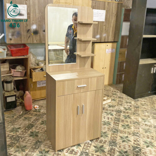 thanh ly ban trang diem go gan guong 1m6x60cm 4