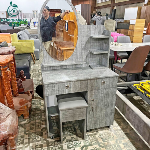 Thanh Lý Bàn Trang Điểm Kèm Kệ Mở Và Gương Mới 99% (Nhiều Mẫu) 8 thanh ly ban trang diem kem ke mo va guong moi 3