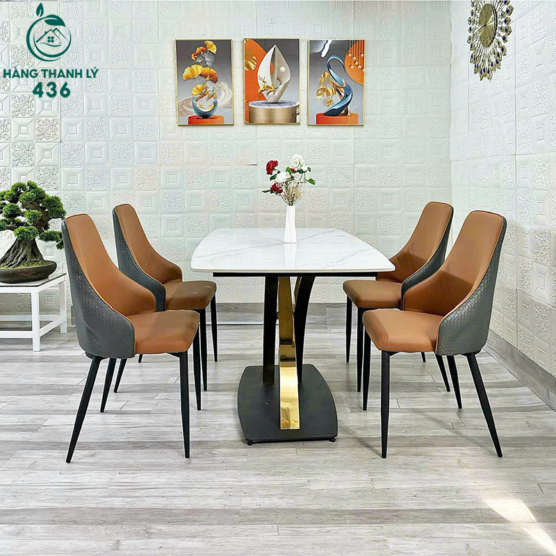 Thanh Lý Bộ Bàn Ăn Chân Chữ X Mạ Vàng Mới 99% thanh-ly-bo-ban-an-chan-chu-x-ma-vang-moi-99-1 Thanh Lý Bộ Bàn Ăn Chân Chữ X Mạ Vàng Mới 99%