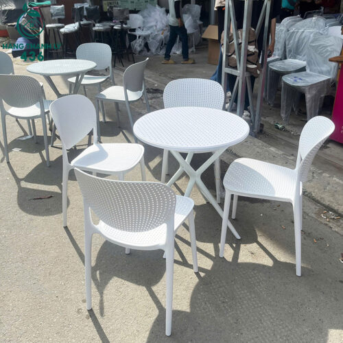 Thanh Lý Bộ Bàn Ghế Cafe Nhựa Đúc Hàng Mới 99% 5 thanh ly bo ban ghe cafe nhua duc hang moi 99 4