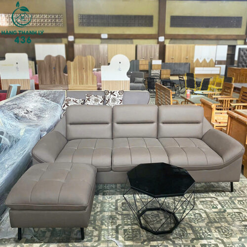 Thanh Lý Bộ Bàn Ghế Sofa Bọc Da Nhiều Màu Góc L Mới 99% (Nhiều Mẫu) 13 thanh ly bo ban ghe sofa boc da nhieu mau goc l moi 99 2