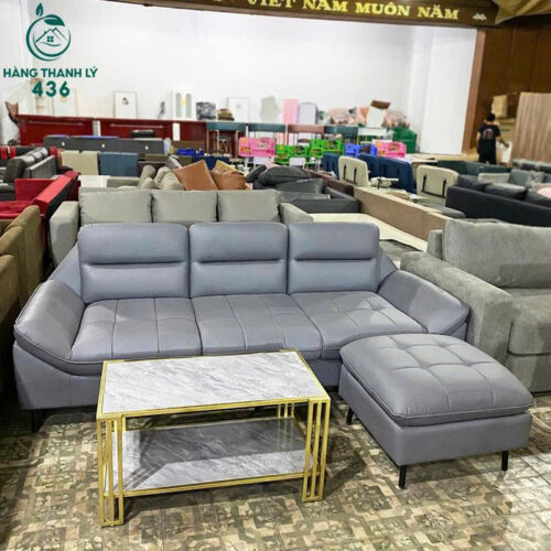 Thanh Lý Bộ Bàn Ghế Sofa Bọc Da Nhiều Màu Góc L Mới 99% (Nhiều Mẫu) 28 thanh ly bo ban ghe sofa boc da nhieu mau goc l moi 99 nhieu mau 3