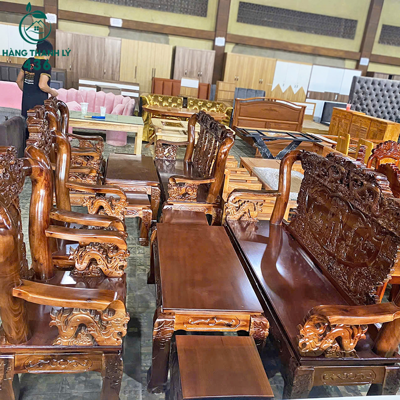 Thanh Lý Bộ Salon Gỗ Tràm Tay 10 Chạm Bát Tiên Mới 99% thanh-ly-bo-salon-go-tram-tay-10-cham-bat-tien-moi-99-5 Thanh Lý Bộ Salon Gỗ Tràm Tay 10 Chạm Bát Tiên Mới 99%