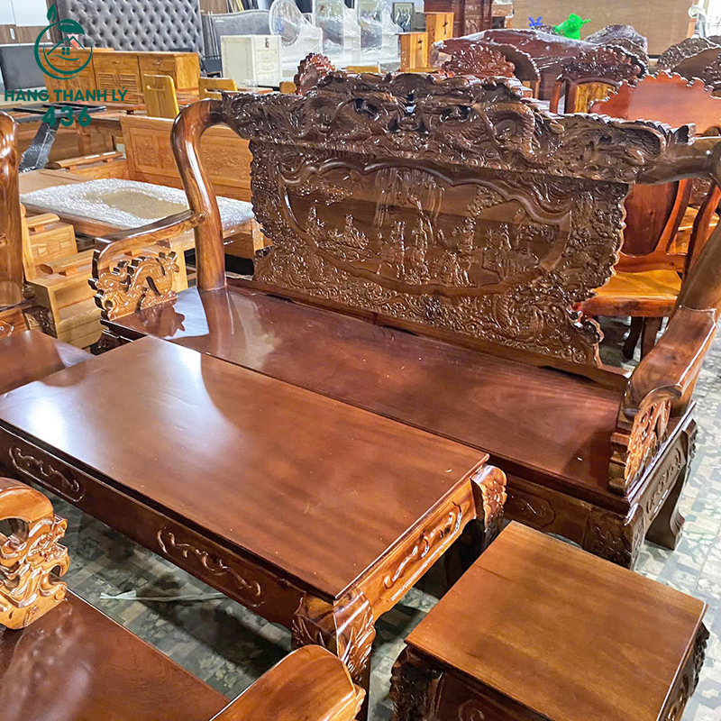 Thanh Lý Bộ Salon Gỗ Tràm Tay 10 Chạm Bát Tiên Mới 99% thanh-ly-bo-salon-go-tram-tay-10-cham-bat-tien-moi-99-6 Thanh Lý Bộ Salon Gỗ Tràm Tay 10 Chạm Bát Tiên Mới 99%