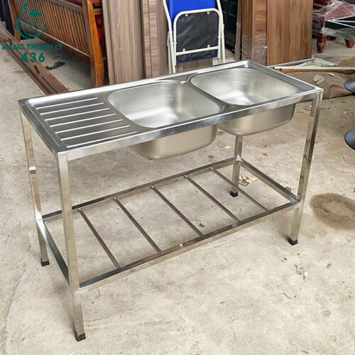 thanh ly bon rua inox 2 hoc lien ke 1