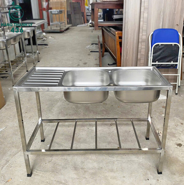 thanh ly bon rua inox 2 hoc lien ke 2