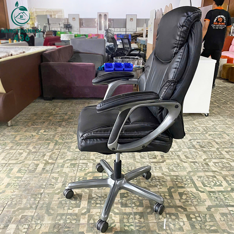 thanh-ly-ghe-giam-doc-boc-da-1 Thanh Lý Ghế Giám Đốc Bọc Da Hàng Cao Cấp Mới 99%