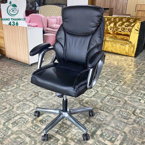 Thanh Lý Ghế Giám Đốc Bọc Da Hàng Cao Cấp Mới 99% 8 thanh ly ghe giam doc boc da 3